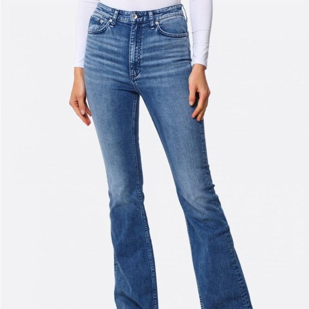 Rag & Bone Casey High Rise Flare Size 24